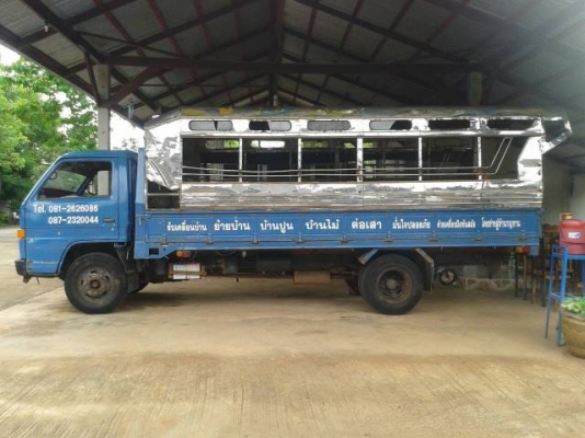 ISUZU NPR 110 แรง 4BE1 เพาเวอร์ เกี่ยร์สั้น หัวยกได้ กะบะยาว 5 เมตร ภาษีเต็ม