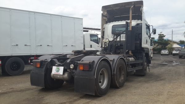 รถหัวลาก Isuzu รุ่น GXZ77NF1H 360 แรงม้า ปี 55 สภาพสวย พร้อมใช้งาน สนใจติดต่อเอ็ม ที เจริญยนต์ สาขาป