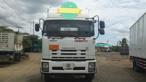 รถหัวลาก Isuzu รุ่น GXZ77NF1H 360 แรงม้า ปี 55 สภาพสวย พร้อมใช้งาน สนใจติดต่อเอ็ม ที เจริญยนต์ สาขาป