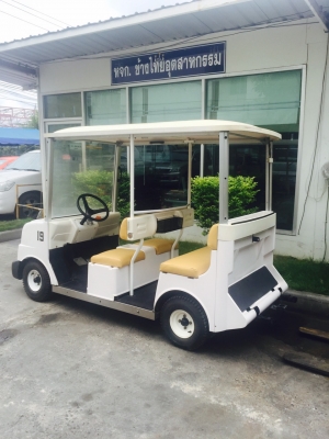 รถกอล์ฟไฟฟ้า 2 ตอน 4 ที่นั่ง ยี่ห้อHITACHI รถกอล์ฟไฟฟ้า 2 ตอน 4 ที่นั่ง ยี่ห้อHITACHI