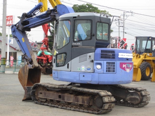 ขายรถแบคโฮ KOMATSU PC78UU-6 รุ่นใหม่ ปี 2002 คอลโทรลสั้น ปั้มนิ้ว แอร์เย็น รถนอกนำเข้าเองจากญี่ปุ่น มีVDOการทำงานครับ
