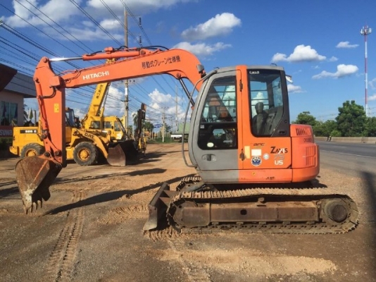 ขายรถแบคโฮ HITACHI ZX75US ปี 2003 คอลโทรลสั้น ปั้มนิ้ว รถนอกนำเข้าเองจากญี่ปุ่น มีVDOการทำงานครับ
