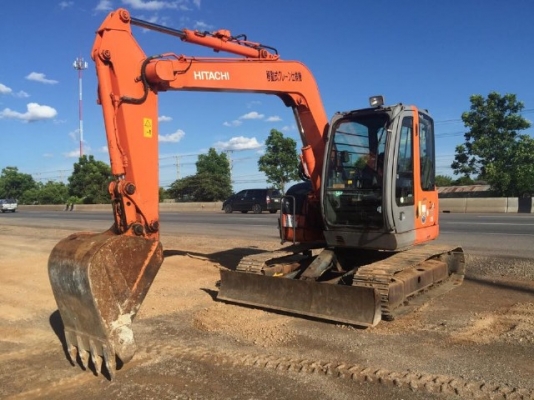 ขายรถแบคโฮ HITACHI ZX75US ปี 2003 คอลโทรลสั้น ปั้มนิ้ว รถนอกนำเข้าเองจากญี่ปุ่น มีVDOการทำงานครับ