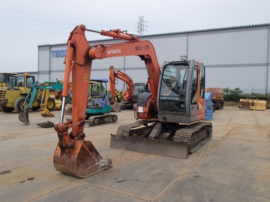 ขายรถแบคโฮ HITACHI ZX75US ปี 2003 คอลโทรลสั้น ปั้มนิ้ว รถนอกนำเข้าเองจากญี่ปุ่น มีVDOการทำงานครับ