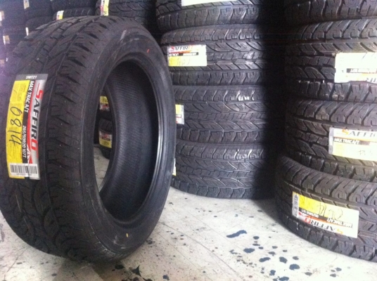 ขายยางใหม่ SAFFIRO A/T 265/50-20 เส้นละ 3750