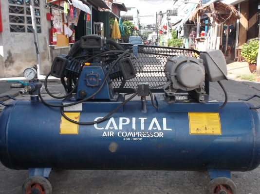ปั้มลมCAPITAL 160L ใช้งานได้ปกติ ไฟ220V