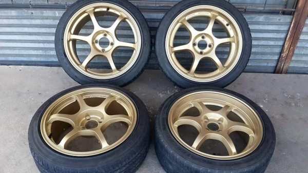 Advan ขอบ 17 4รู100 หน้า7.5 หลัง8 พร้อมยางสวยๆ