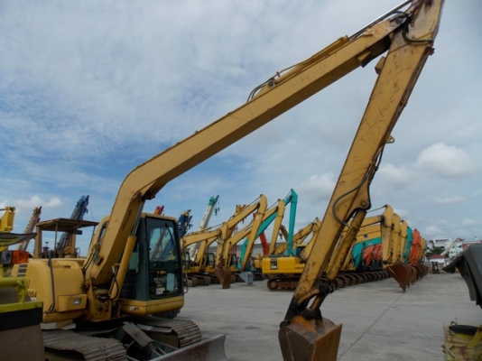 มาแล้วรถขุดKOMATSU PC60-7 LONG BOOM 10 M.