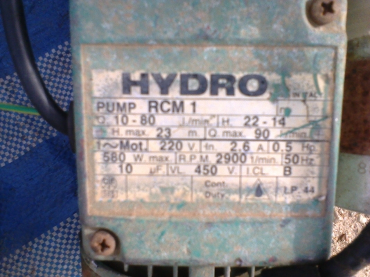 ปั้มน้ำ1 นิ้วอิตาลี