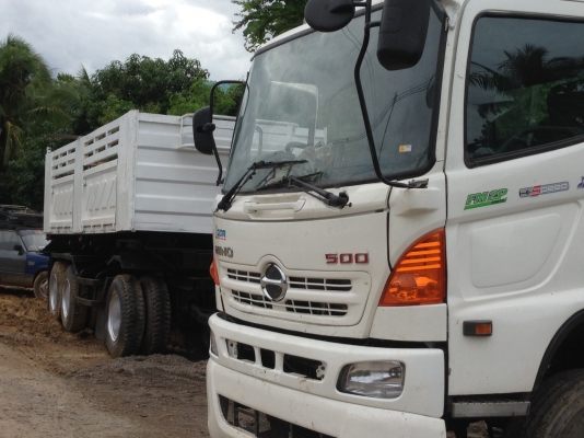 Hino Mega Series 500/ 380 แรง ปี 55 แม่ลูก ๆ สามคานแท้สามมิตร