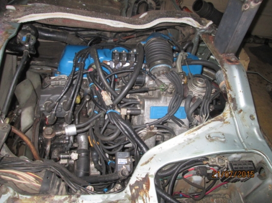 เครื่องรถตู้หัวจรวด 2RZ ยกลง