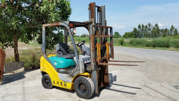 ขายด่วนรถยกKOMATSU FG15-18 ยก1.5ตันเสาสูง3เมตรรถนอกนำเข้ายังไม่เคยใช้งานในเมืองไทยเลย=รุ่นใหม่ขายถูกๆๆ