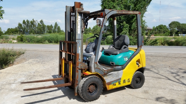 ขายด่วนรถยกKOMATSU FG15-18 ยก1.5ตันเสาสูง3เมตรรถนอกนำเข้ายังไม่เคยใช้งานในเมืองไทยเลย=รุ่นใหม่ขายถูกๆๆ