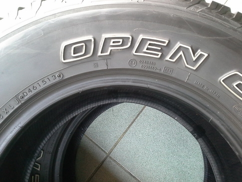 Toyo AT 265/70/16 ปี13 สภาพสวยๆ 1ขุด  Made in Japan.