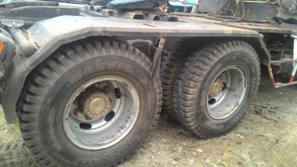 Mitsubishi FN527M-TG0744 หัวลากพร้อมหางเซมิดั๊ม 8 เมตร อู่ สามมิตร ปี 38