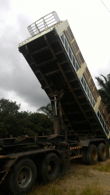 Mitsubishi FN527M-TG0744 หัวลากพร้อมหางเซมิดั๊ม 8 เมตร อู่ สามมิตร ปี 38