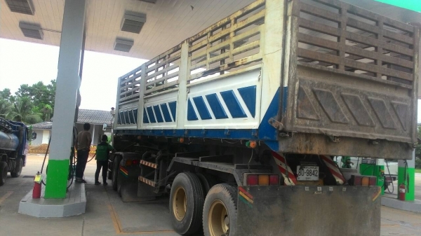 Mitsubishi FN527M-TG0744 หัวลากพร้อมหางเซมิดั๊ม 8 เมตร อู่ สามมิตร ปี 38