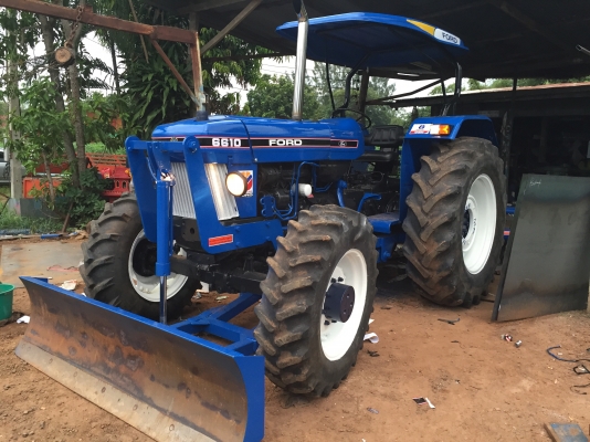 รถไถฟอร์ด6610สองเพลาเสื้อลายสภาพกริ๊บทะเบียนพร้อมโอนครับ