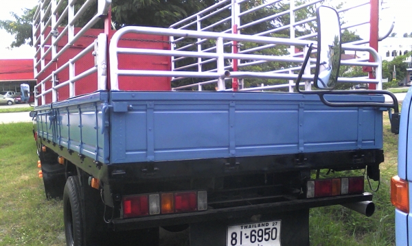 รถบรรทุก 6 ล้อ  อีซูซุ 115 แรง   NPR 59 L(รุ่นยอดนิยม)  สีน้ำเงิน