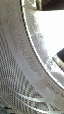 แม๊กขอบ 14 ขนาด 4 รู 100 เเละ 114 พร้อมยาง ปี2014 MAXXIS ชุด 4 รู tel.081-427-3941