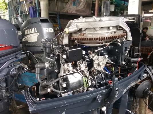 เครื่องเรือ yamaha 30cv เก่าญี่ปุ่น