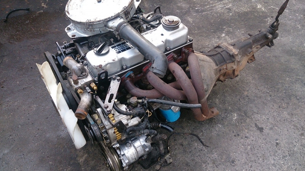 ขายเครื่องยนต์ดีเซลนิสสัน TD27 พร้อมเกียร์