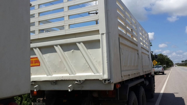 ขายด่วนMECA260ปี48สองเพลาดั้มลูกสามเพลาดั้มเครื่องคัชซีสวย เอกพร้อมโอน ราคาเบาๆโทร0856842587