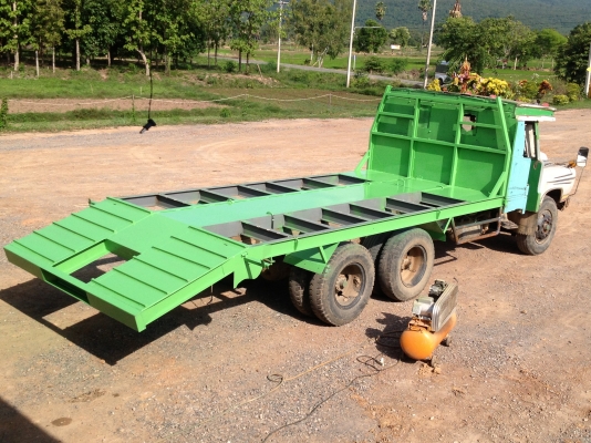 ขายรถเทเลอร์ บรรทุกแม็คโคร 2 เพลา  เครื่องลงเล่มแล้ว  ราคานี้ ( ขึ้นหางใหม่ให้ )