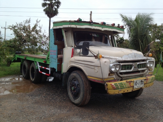 ขายรถเทเลอร์ บรรทุกแม็คโคร 2 เพลา  เครื่องลงเล่มแล้ว  ราคานี้ ( ขึ้นหางใหม่ให้ )