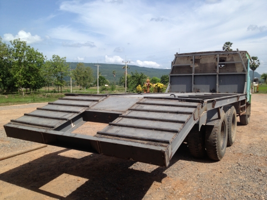 ขายรถเทเลอร์ บรรทุกแม็คโคร 2 เพลา  เครื่องลงเล่มแล้ว  ราคานี้ ( ขึ้นหางใหม่ให้ )