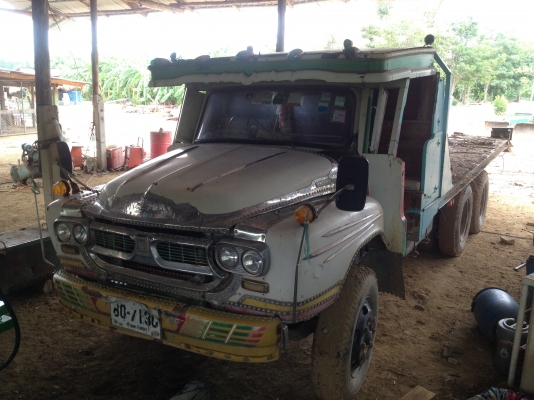 ขายรถเทเลอร์ บรรทุกแม็คโคร 2 เพลา  เครื่องลงเล่มแล้ว  ราคานี้ ( ขึ้นหางใหม่ให้ )