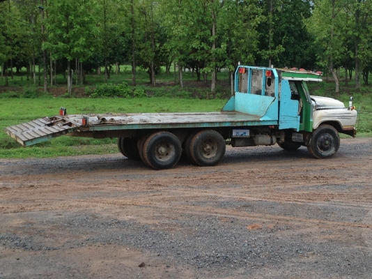 ขายรถเทเลอร์ บรรทุกแม็คโคร 2 เพลา  เครื่องลงเล่มแล้ว  ราคานี้ ( ขึ้นหางใหม่ให้ )