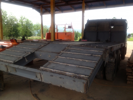 ขายรถเทเลอร์ บรรทุกแม็คโคร 2 เพลา  เครื่องลงเล่มแล้ว  ราคานี้ ( ขึ้นหางใหม่ให้ )