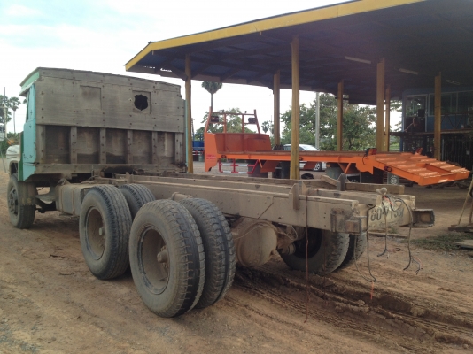 ขายรถเทเลอร์ บรรทุกแม็คโคร 2 เพลา  เครื่องลงเล่มแล้ว  ราคานี้ ( ขึ้นหางใหม่ให้ )
