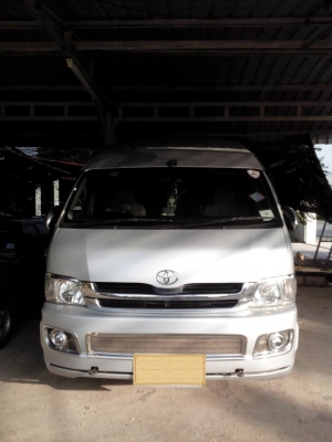 ขาย รถตู้ ป้ายทะเบียนพิเศษ vip ประเภท 36 toyota commuter สีบรอนซ์เงิน