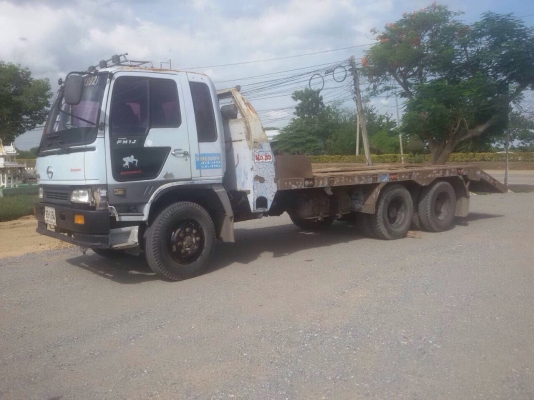 ขายรถบรรทุกสิบล้อเทเลอร์ Hino 1J เครื่องเดิม 210 แรง 2 เพลา ปี 40 ทะเบียนพร้อม