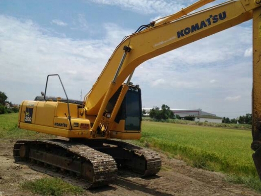 แบ็กโฮลมือสอง,Komatsu PC200-7/ 6xxx ชม. สวยเต็ม/ เอกสารเล่ม.ทบ. ทำงานอยู่ดูได้เลย