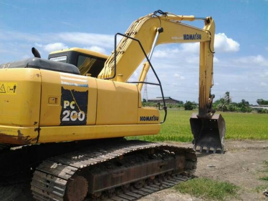 แบ็กโฮลมือสอง,Komatsu PC200-7/ 6xxx ชม. สวยเต็ม/ เอกสารเล่ม.ทบ. ทำงานอยู่ดูได้เลย