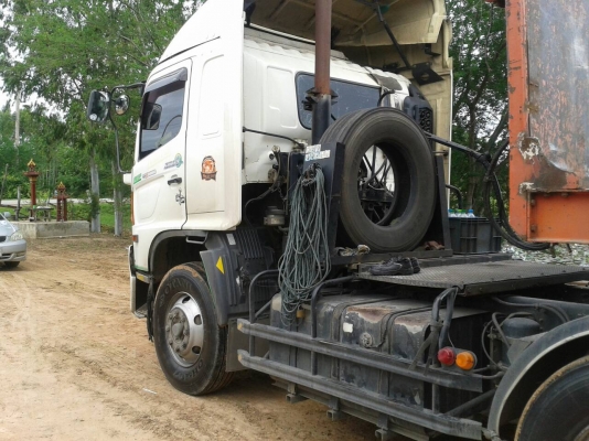 สิบล้อ2เพา หัวลาก HINO FM2 PKLA 380 ปี53 หาง3คาน พื้นเรียบ12ม. สภาพดีสวยหัวและหางพร้อมวิ่งงาน เล่มทะเบียนพร้อมโอน