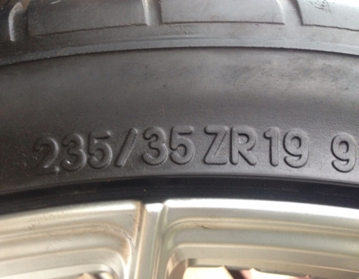 ล้อ ADV1 ขอบ19 พร้อมยาง Falken 235 35 19 ปี13