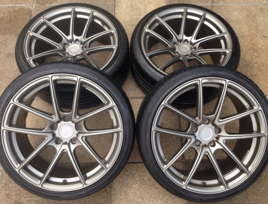 ล้อ ADV1 ขอบ19 พร้อมยางปี13 สภาพสวยมาก