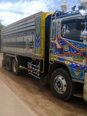 สิบล้อ HINO 344 ปี55 แม่ลูก3คาน สภาพดีสีสวยจัดเดิมทั้งคัน เล่มทะเบียนพร้อมโอน