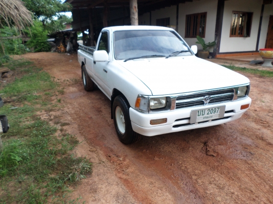 ขายรถกระบะโตโยต้าไมตี้เอ็กตอนเดียวปี40 เครื่องดีแน่นๆครัชชีเดิมสวยไม่ผุช่วงล่างแน่นปึกสภาพพร้อมใช้งาน เอกสารพร้อมโอน+ยางดี4เส้น+แอร์เย็นจัด+เทปชีีดี ขาย105,000บาท สนใจสอบถามได้ครับ 080-1696651 รถอยู่ทีโรงพบาบาลปทุมราชวงศาจังหวัดอำนาจเจริญมาลองขับดูก่อนได้