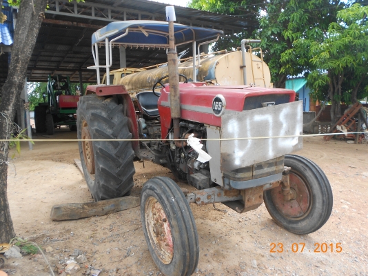 ขายแมสซี่ 165 เพลากลม สถาพเดิมๆ ท่อขวา เครื่องดี ไฮดรอลิค ใช้งานได้ ราคาถูก