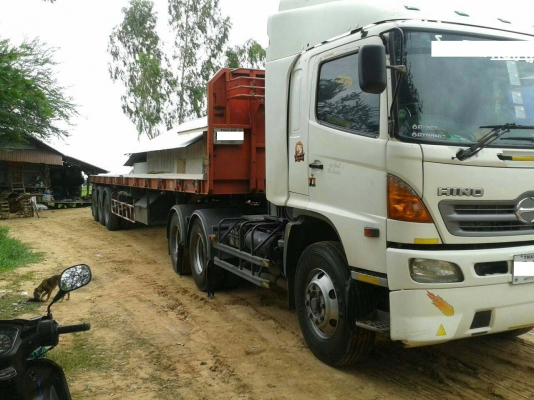 Hino Mega Series 500 ปี 53/ 380 แรง พร้อมหางพื้น RCK 3 เพลา ปี 53