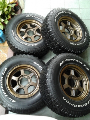 TE37x + BF All 265/70/16 ปี10 สวยๆ 1ชุด