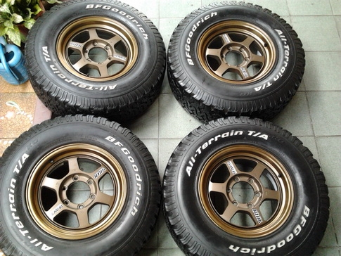 TE37x + BF All 265/70/16 ปี10 สวยๆ 1ชุด