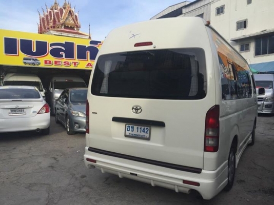 ขายรถตู้ดีเซล2.5ปี05แต่งวีไอพีแอร์บัสโทร0877758887นางเบสท์รถตู้ท่าพระ