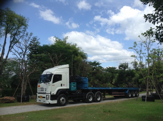 รถเทลเลอร์พื้นเรียบรับจ้างสระบุรี นครนายก มีตัวT