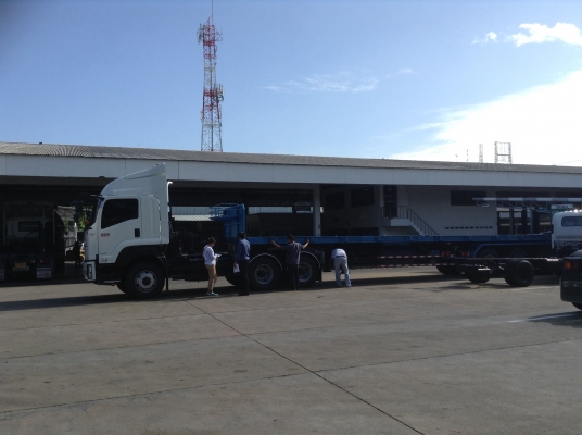 รถเทลเลอร์พื้นเรียบรับจ้างสระบุรี นครนายก มีตัวT